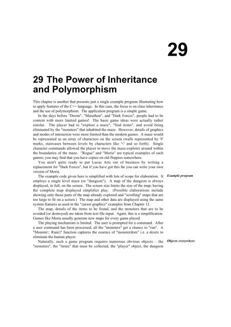 29 The Power of Inheritance and Polymorphism