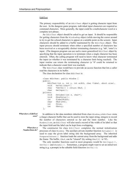 29 The Power of Inheritance and Polymorphism