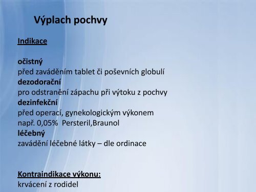 PodÃ¡vÃ¡nÃ­ lÃ©kÅ¯ v gynekologii