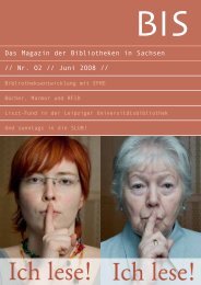 Schon - Das Magazin der Bibliotheken in Sachsen