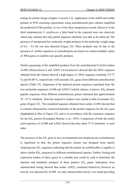 Detection and Expression of Biosynthetic Genes in Actinobacteria ...