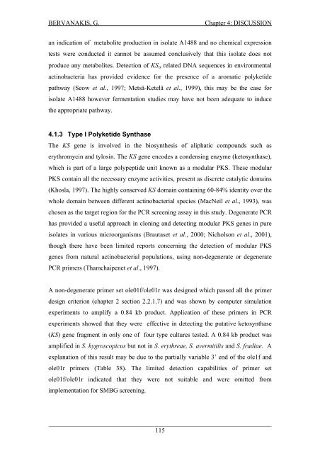 Detection and Expression of Biosynthetic Genes in Actinobacteria ...