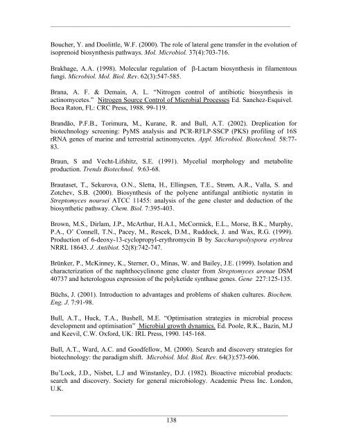 Detection and Expression of Biosynthetic Genes in Actinobacteria ...