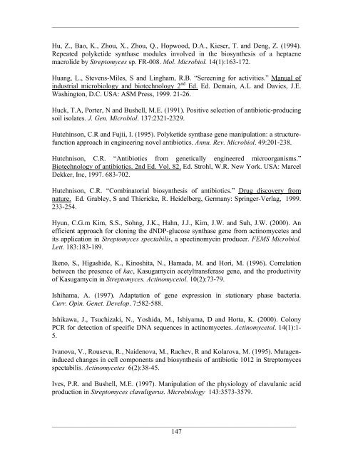 Detection and Expression of Biosynthetic Genes in Actinobacteria ...