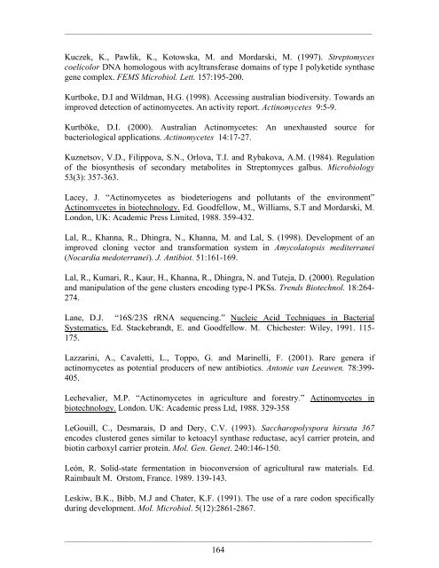 Detection and Expression of Biosynthetic Genes in Actinobacteria ...