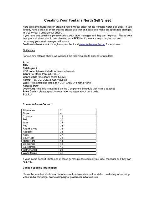 Creating Your Fontana North Sell Sheet