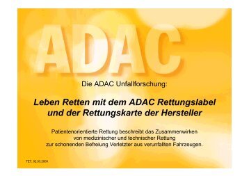 ADAC Rettungslabel und Rettungskarte - Kfv Hof