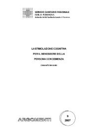 La stimolazione cognitiva per il benessere della persona ... - Saluter