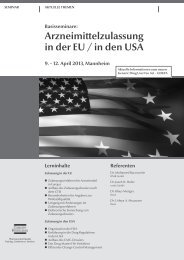 Arzneimittelzulassung in der EU / in den USA - GMP-Navigator
