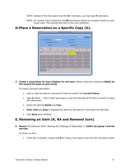 Basic Training Manual - Library Automation Software