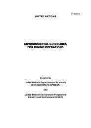 environmental guidelines for mining operations - CommDev