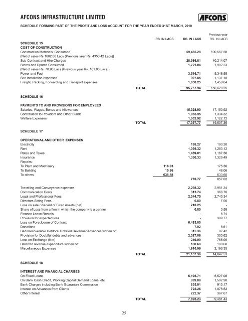 Afcon Book.indd - Afcons Infrastructure Ltd.