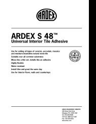 ARDEX S 48™ Universal Interior Tile Adhesive