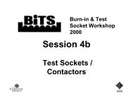 Johnstech International - BiTS Workshop
