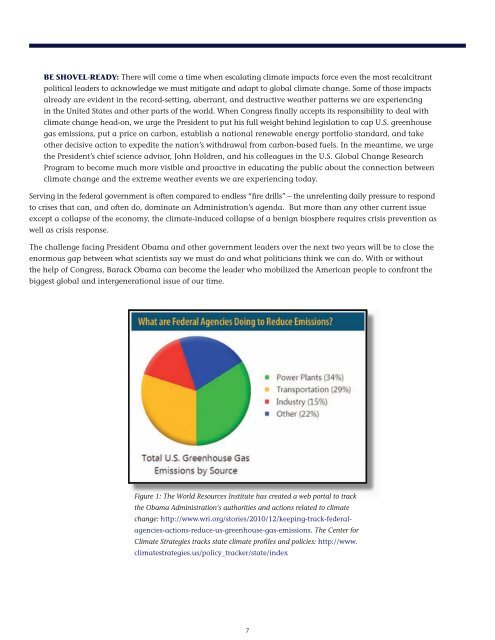 The 2011 Plan - Presidential Climate Action Project