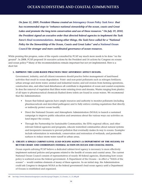 The 2011 Plan - Presidential Climate Action Project