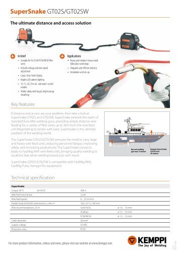 Datasheet Super Snake - Kemppi