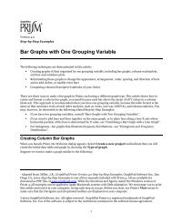 Bar graphs with one group - GraphPad