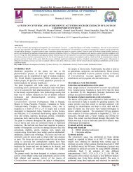 Moghal Md. Mizanur Rahman et al. IRJP 2013, 4 (1) - International ...