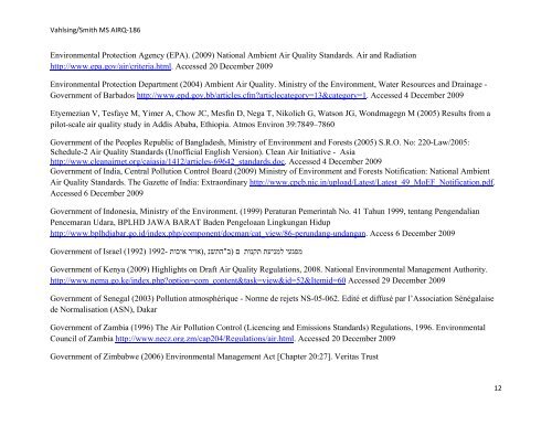 Global review of national ambient air quality standards for PM10 and ...