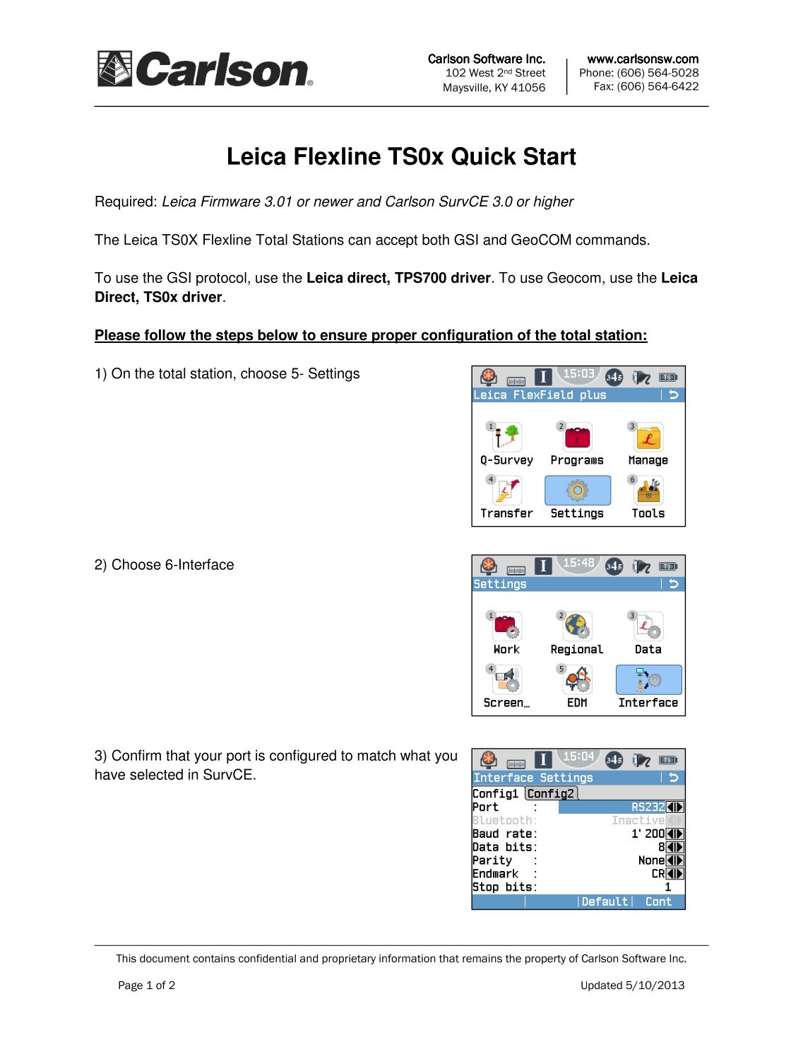 Geodimeter Software Tools 2.0