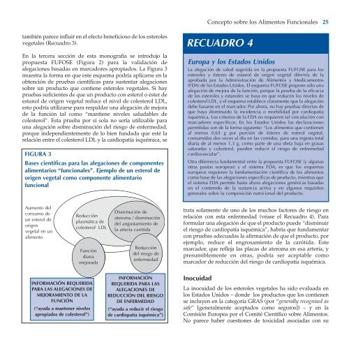 Concepto sobre los Alimentos Funcionales - ArgenBio