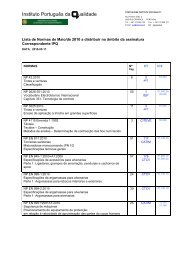 Normas de Maio - IPQ