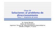 Soluciones al problema de direccionamiento