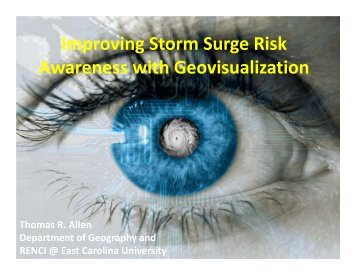 Improving Storm Surge Risk Awareness with Geovisualization