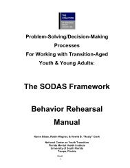 The SODAS Framework Behavior Rehearsal Manual