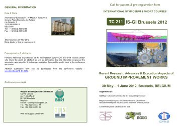 IS-GI Brussels 2012 TC 211 - WTCB