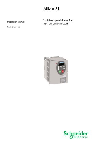 Altivar 21 - Schneider Electric