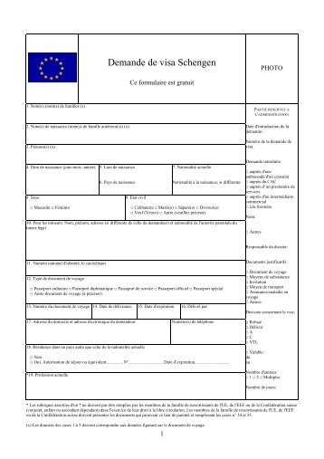 Solicitud de visado Schengen - Francés - VFS Global