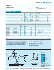 5500, 5540 Optical Encoder Data Sheet