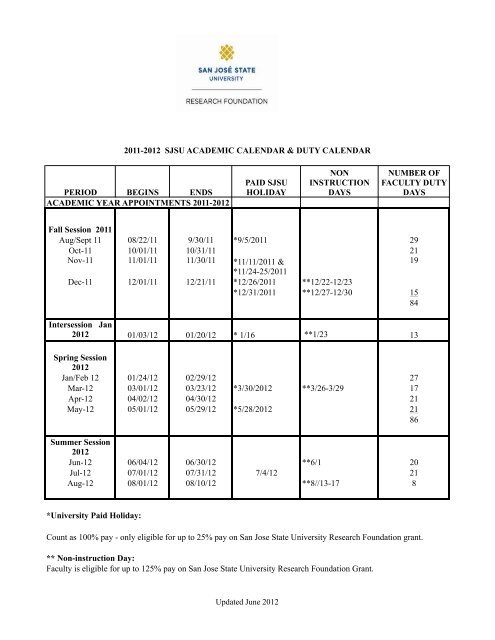 Sjsu Academic Calendar 2024 Tessi Gerianne