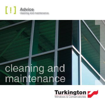 Cleaning And Maintenance - Turkington Windows & Conservatories