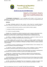 Decreto n 6.204-07 - Regulamenta o tratamento favorecido ...