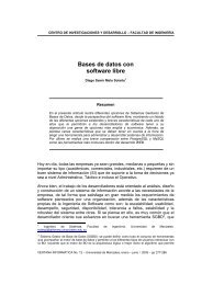 Bases de datos con software libre - Universidad de Manizales