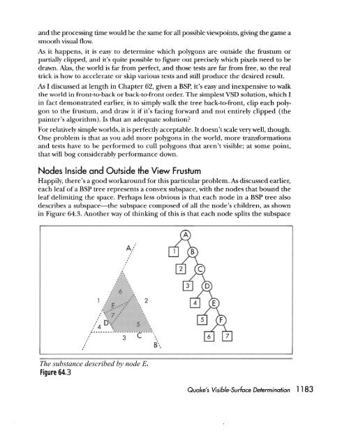 quake's visible-surface determination - GameDev.net