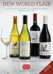 NEW WORLD FLAIR - The Wine Society