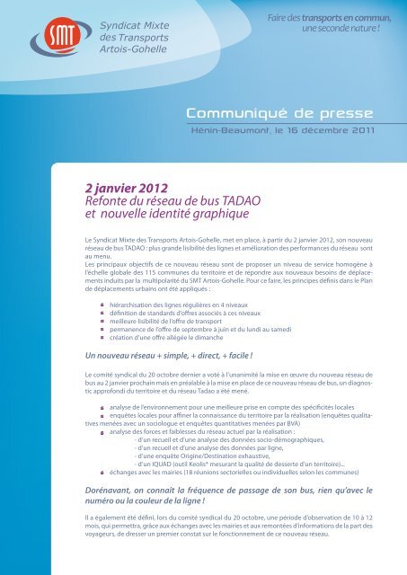 Lire le communiquÃ© de presse (PDF) - Keolis