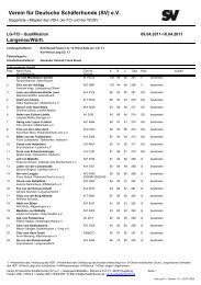 Verein für Deutsche Schäferhunde (SV) e.V. - Schäferhunde-Sportinfo