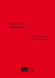 Lacan and Organization may f l y - MayFly Books