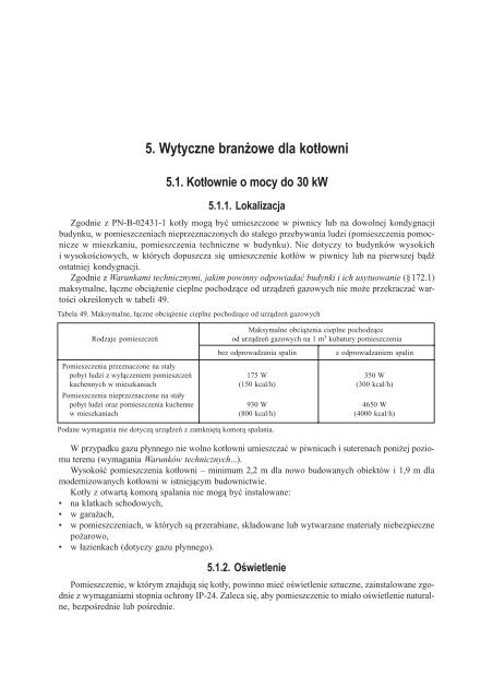 5. Wytyczne branżowe dla kotłowni 5.1. Kotłownie o ... - De Dietrich