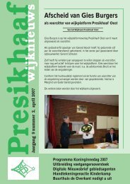 wijk nieuws - Presikhaaf