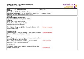 Reports on Visits of Inspection held on 21st September, 2012 PDF ...