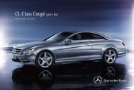 CL-Class CoupÃ© price list - Mercedes-Benz (UK)