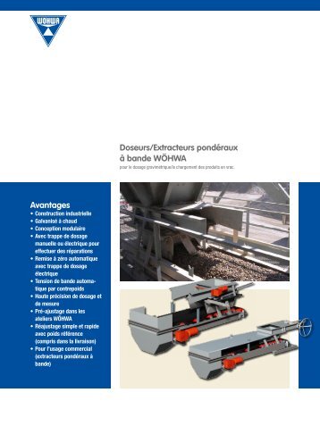 Brochures des Produits Doseurs - WÃƒÂ–HWA Waagenbau GmbH