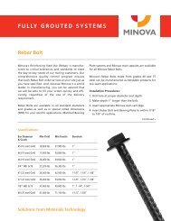 PDF Data Sheet - Minova