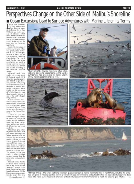 01/13/2011 - Malibu Surfside News